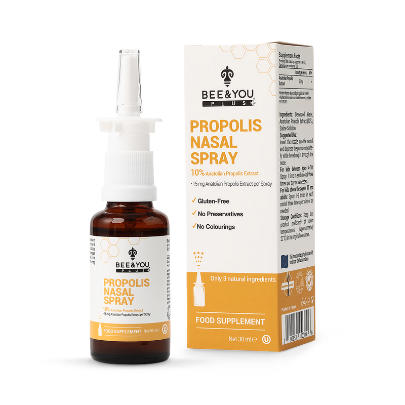 Bee&You Plus natural propolis nasal spray 30ml, UK version