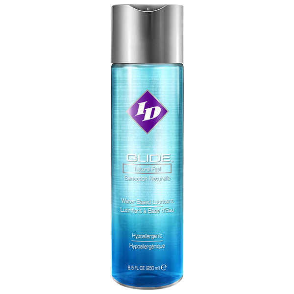 ID Glide water based lubricant disc cap bottle 8.5 fl oz, UK version