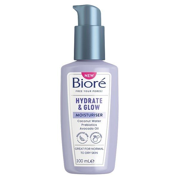 DNR Bioré Hydrate & Glow Moisturiser 100ml GOODS Superdrug   