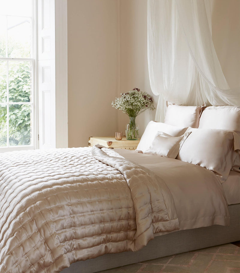 Gingerlily silk fitted sheet 180cm x 200cm, UK version