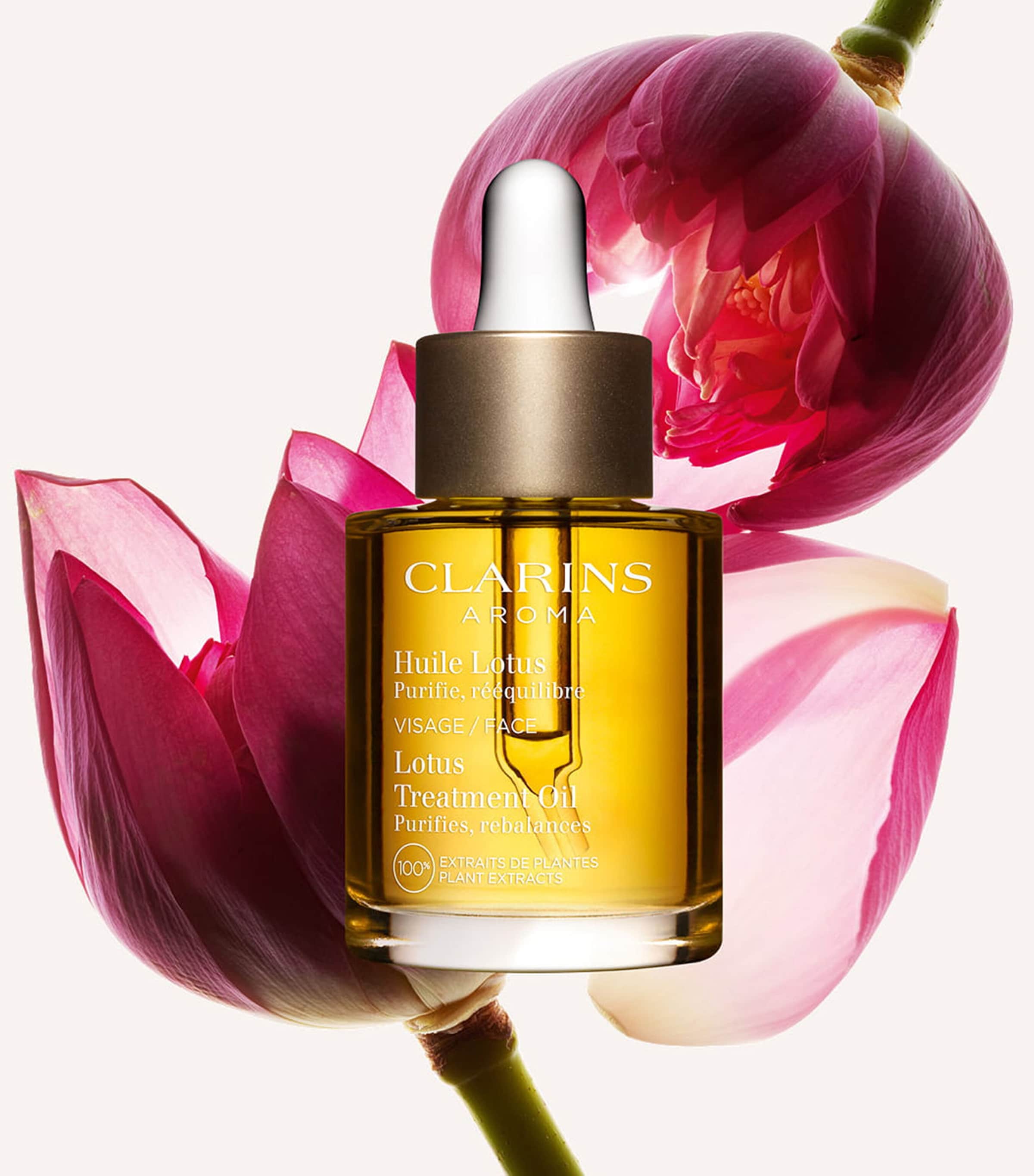 Clarins Lotus face oil 30ml - British product