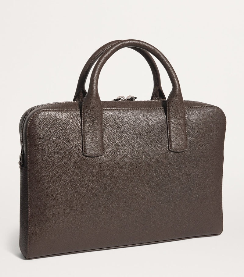 Giorgio Armani Italian leather briefcase, UK version