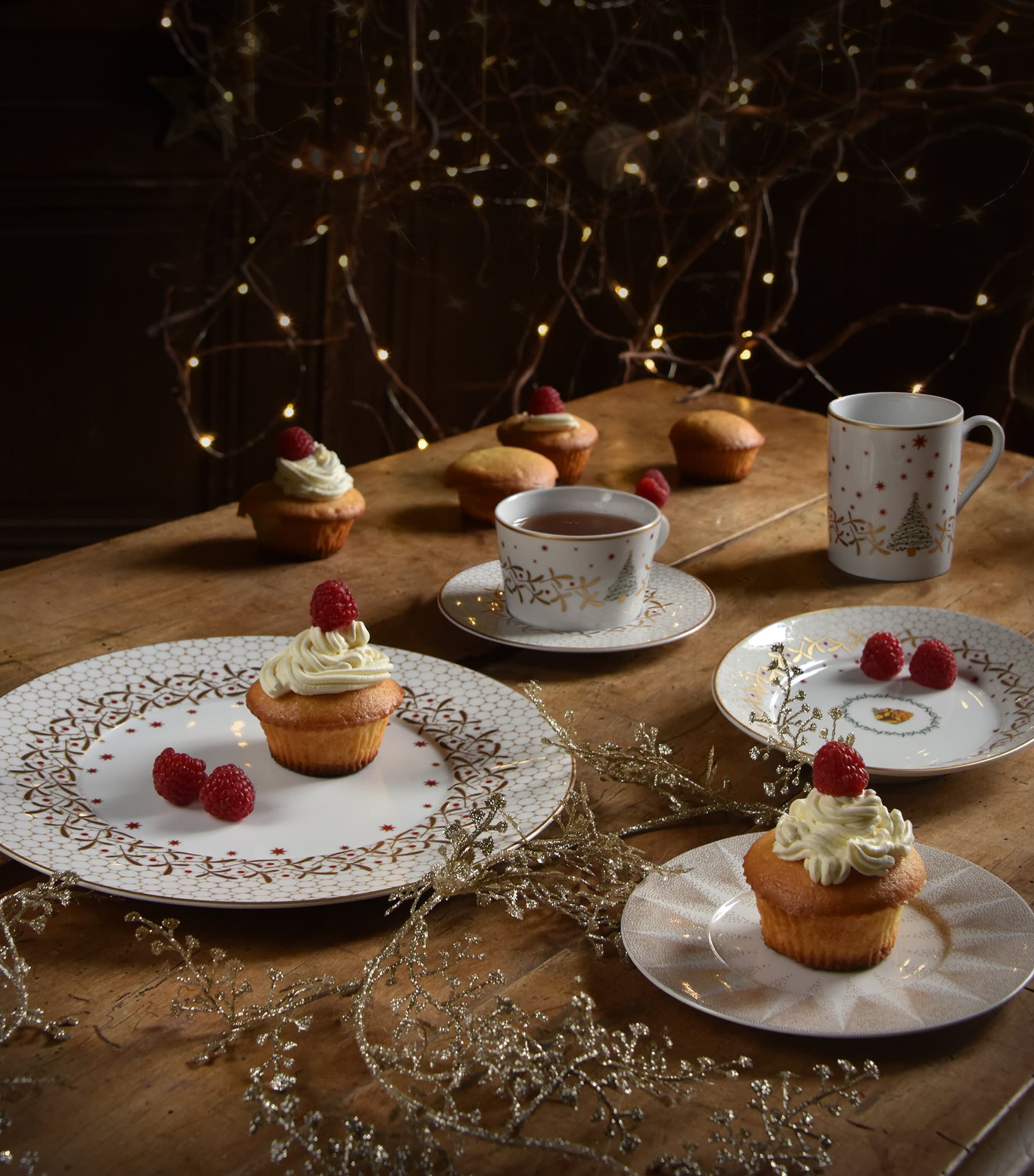 Bernardaud Noël bread and butter plate 16cm - British product