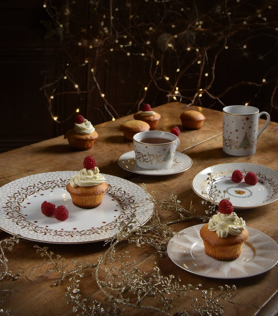 Bernardaud Noël bread and butter plate 16cm - British product