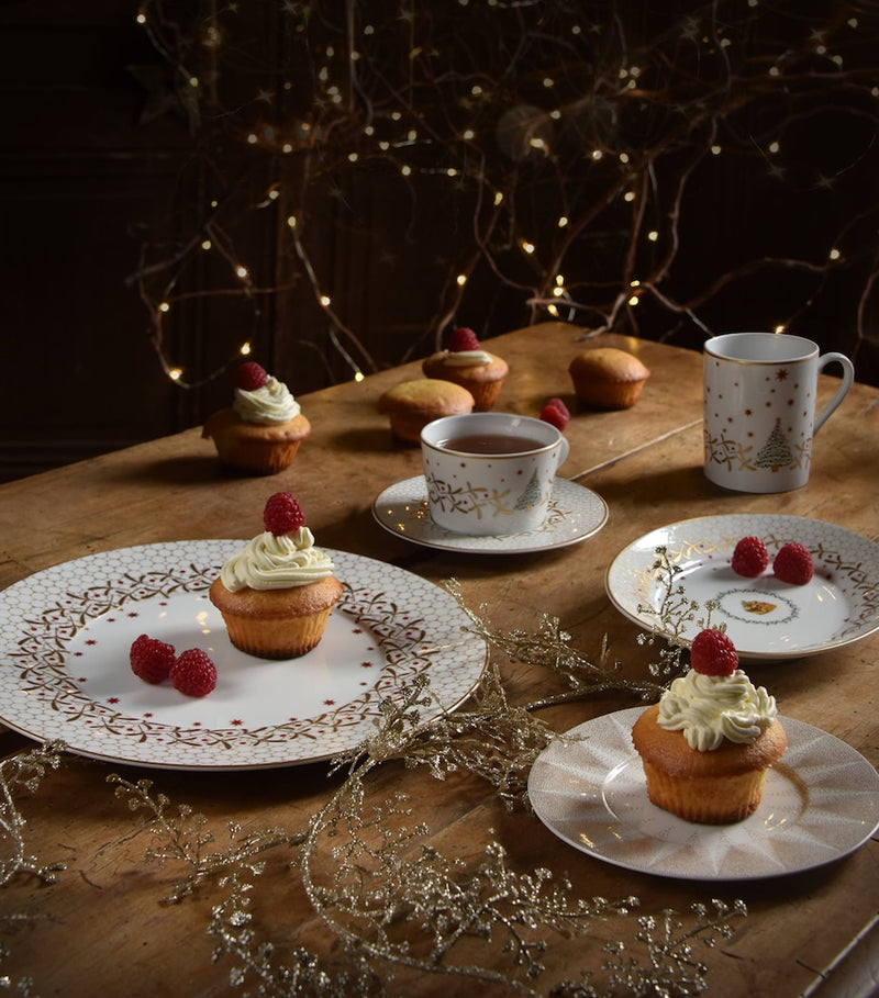 Bernardaud Noël bread and butter plate 16cm - British product