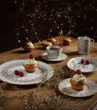 Bernardaud Noël bread and butter plate 16cm - British product