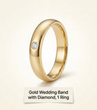 Cartier C de Cartier diamond wedding ring 18kt gold - British product