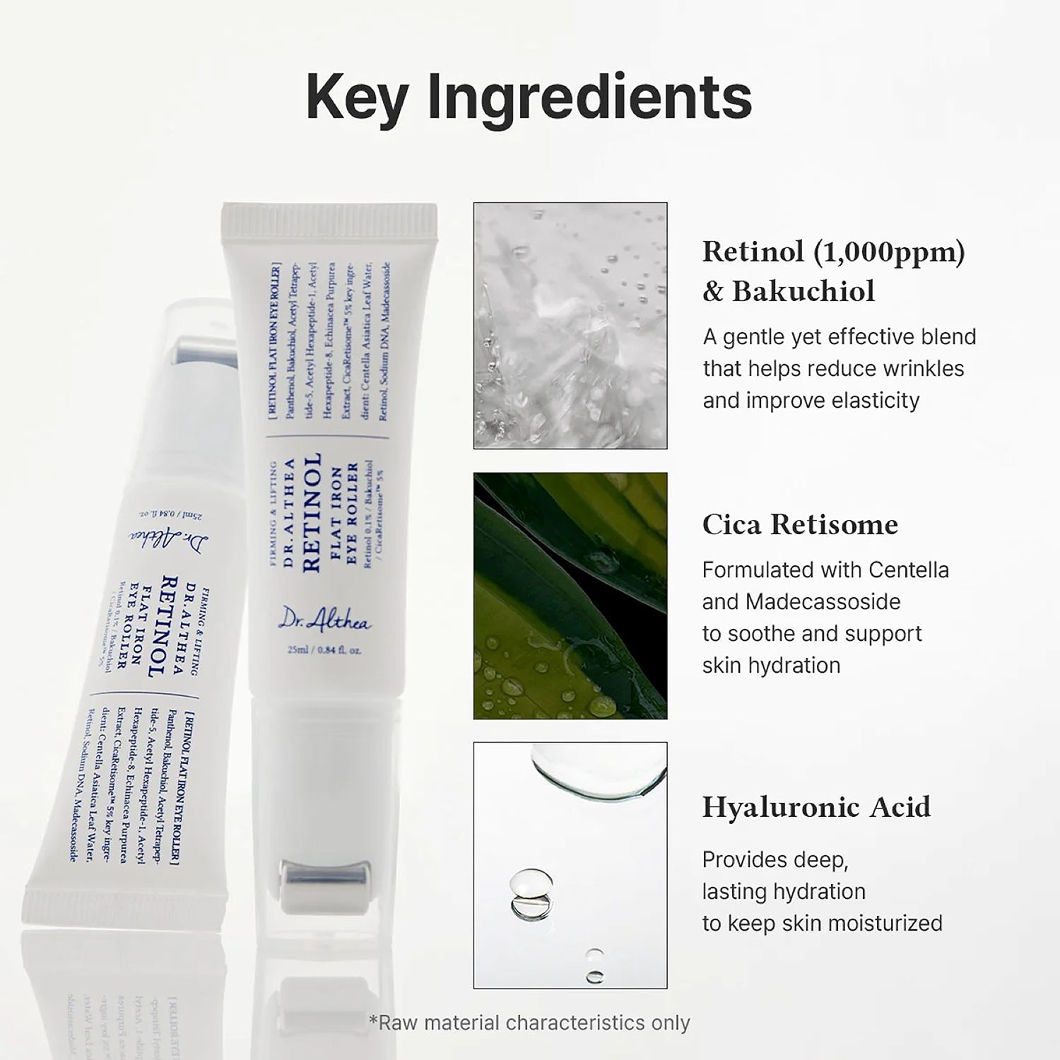 DR. ALTHEA Retinol Flat Iron Eye Roller 25ml, UK version