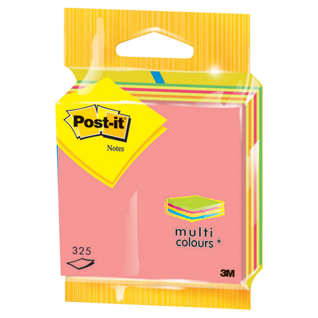 Post-It Neon Rainbow Cube Pink