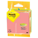 Post-It Neon Rainbow Cube Pink GOODS Sainsburys   