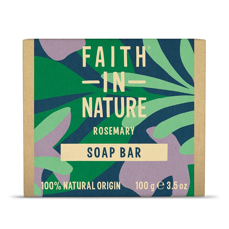 Faith In Nature Rosemary Soap Bar 100g - British product