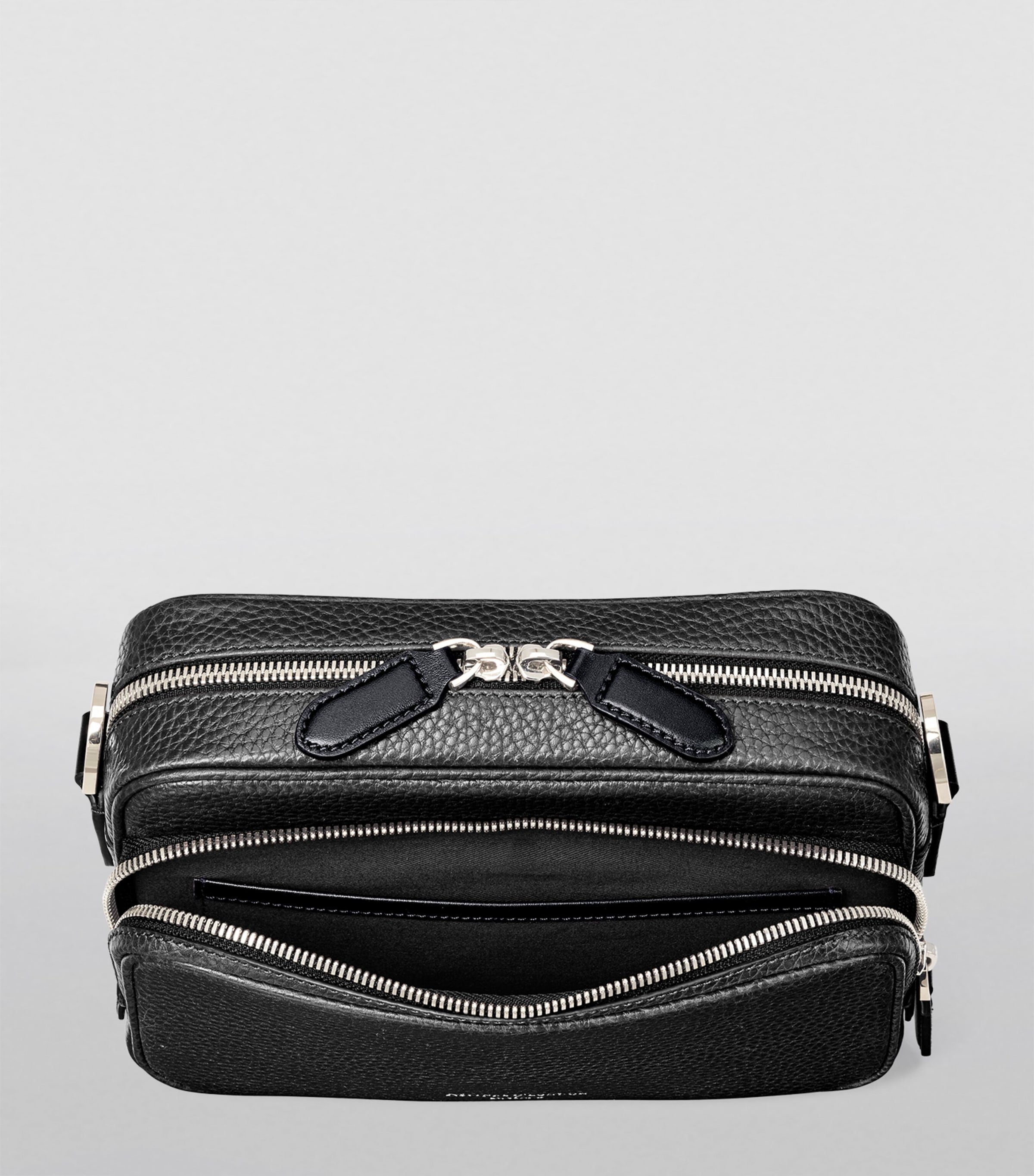 Aspinal of London Leather Reporter East West Messenger Bag, UK version