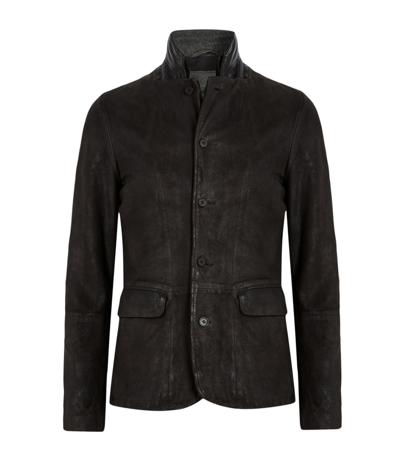 AllSaints Leather Survey Blazer - British product