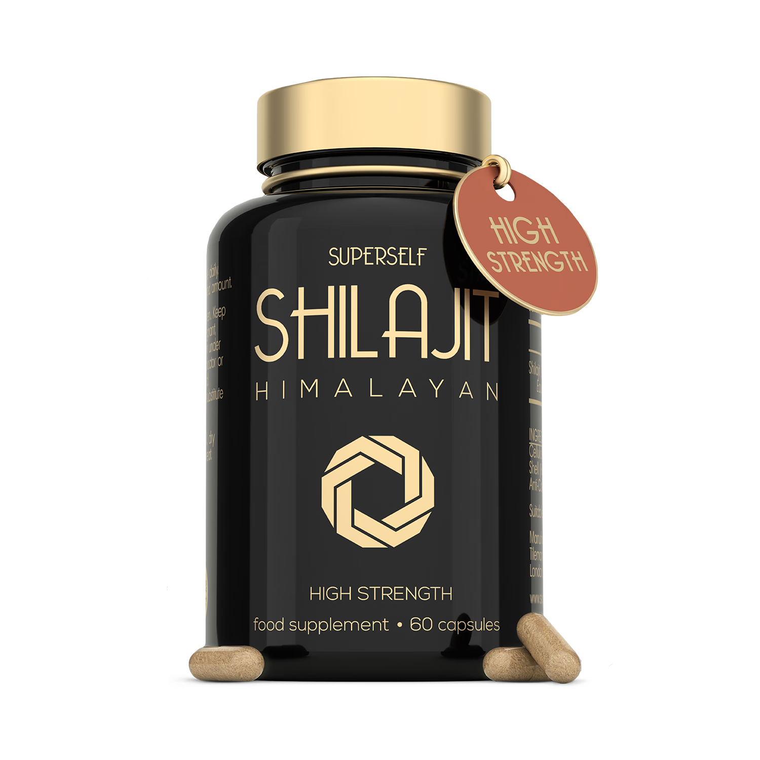 SuperSelf Himalayan shilajit supplement 60 capsules - British product