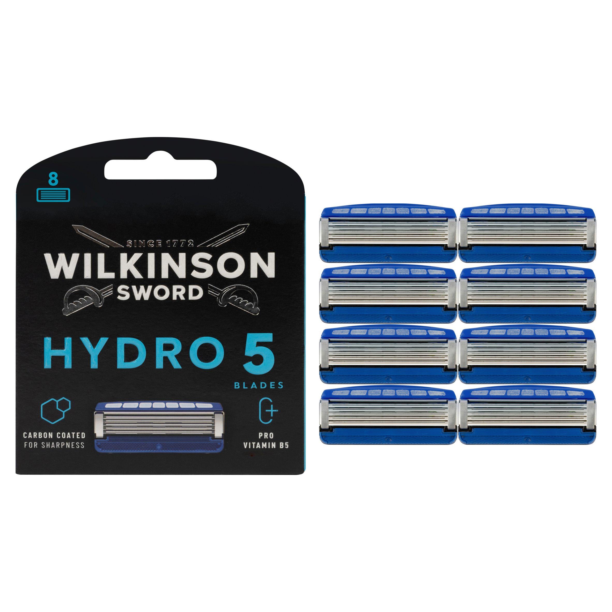 Wilkinson Sword Hydro 5 Skin Protection Men's Razor Blades Regular x8 men's razors & blades Sainsburys   