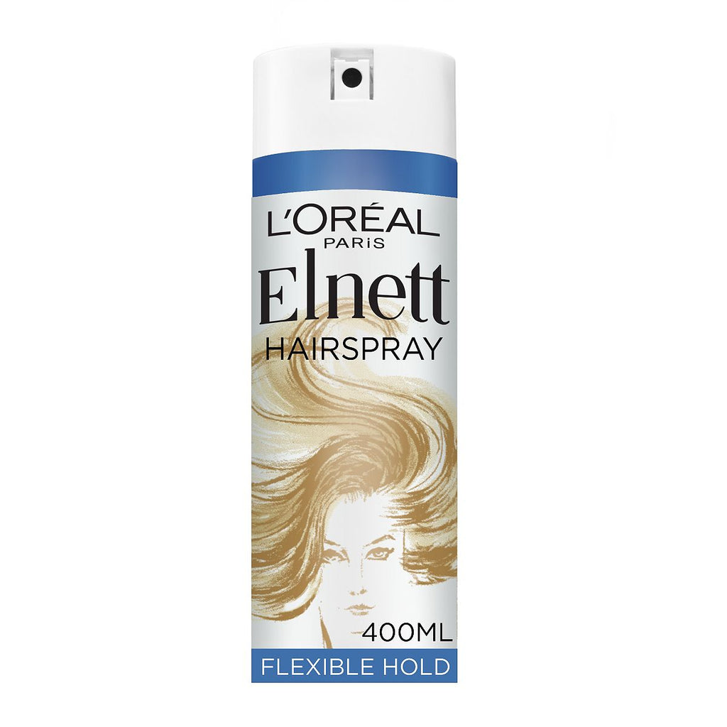 L'Oreal Hairspray by Elnett for Flexible Hold & Shine 400ml