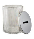 Zodiac Roman Crystal Bin chrome design (British brand)