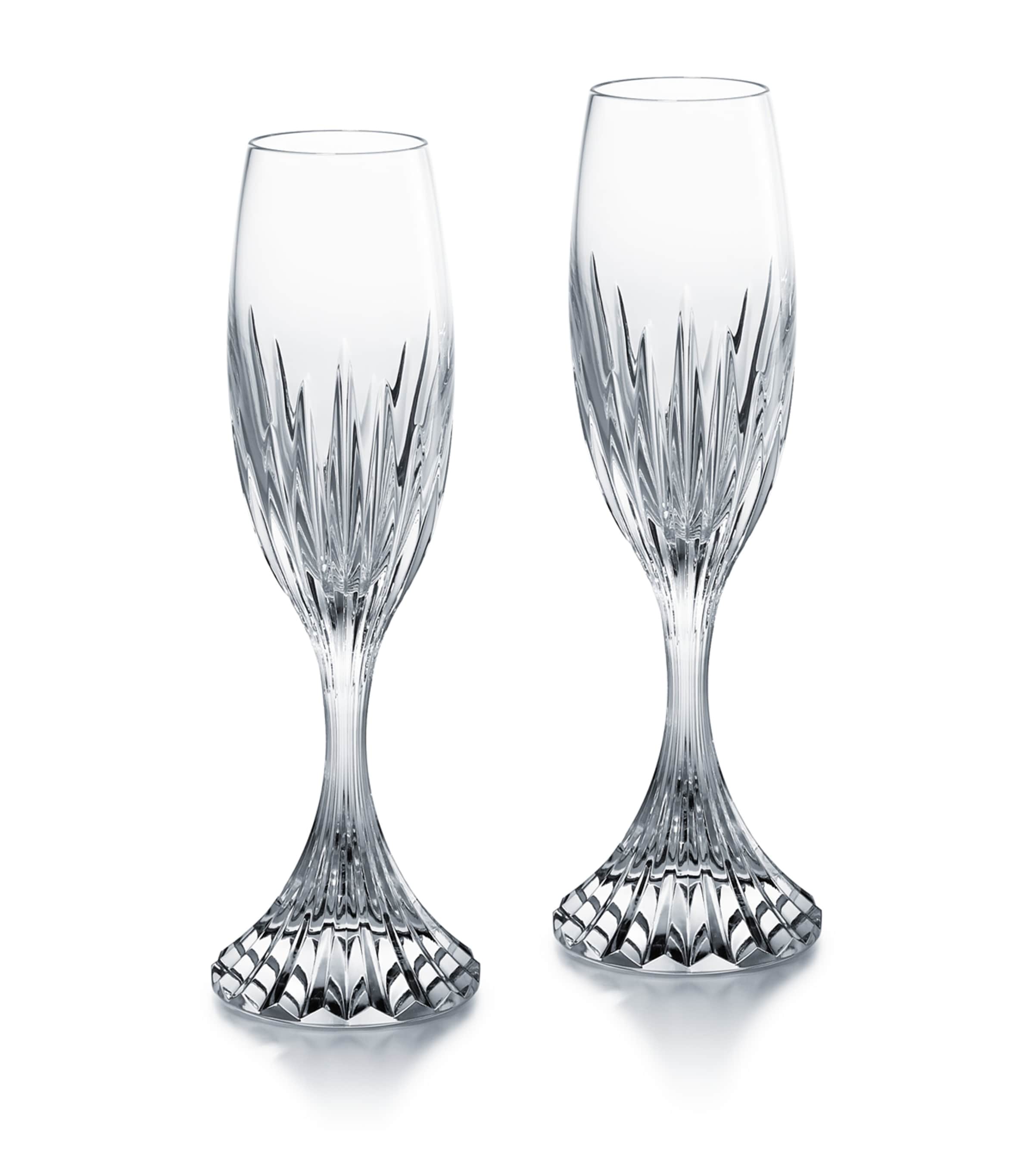 Baccarat Massena champagne flutes set of 2 - British product