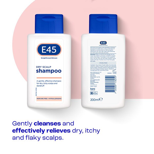 E45 Dry Itchy Scalp Shampoo 200ml GOODS Superdrug   