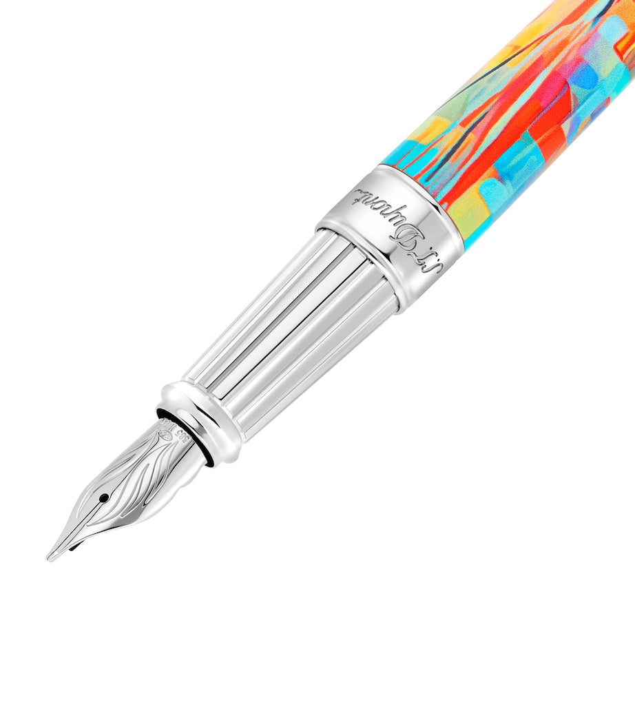 S.T. Dupont Graff'ty Line D Eternity fountain pen (British brand)