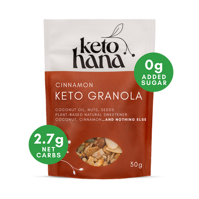 Holland & Barrett Keto Hana Granola Cinnamon 30g- Buy online at McGrocer