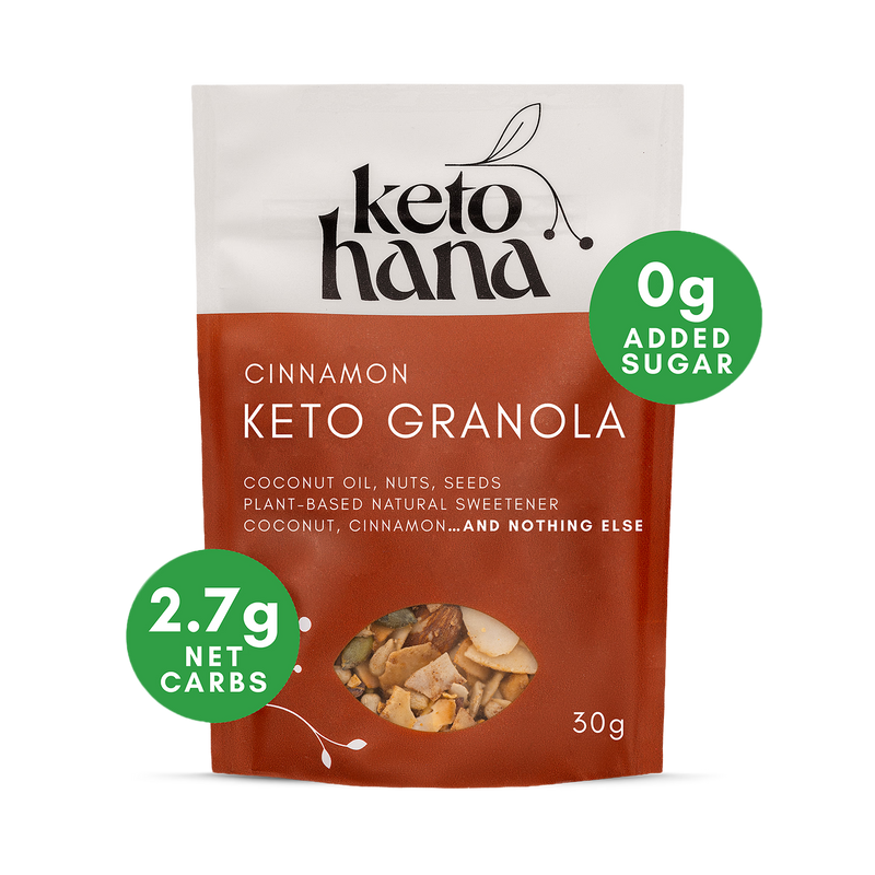 Keto Hana cinnamon granola 300g - British product