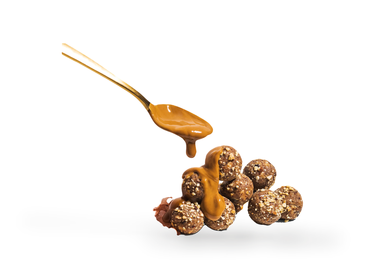 Ballsy salted caramel low sugar snack balls 20-pack, imported from the UK
