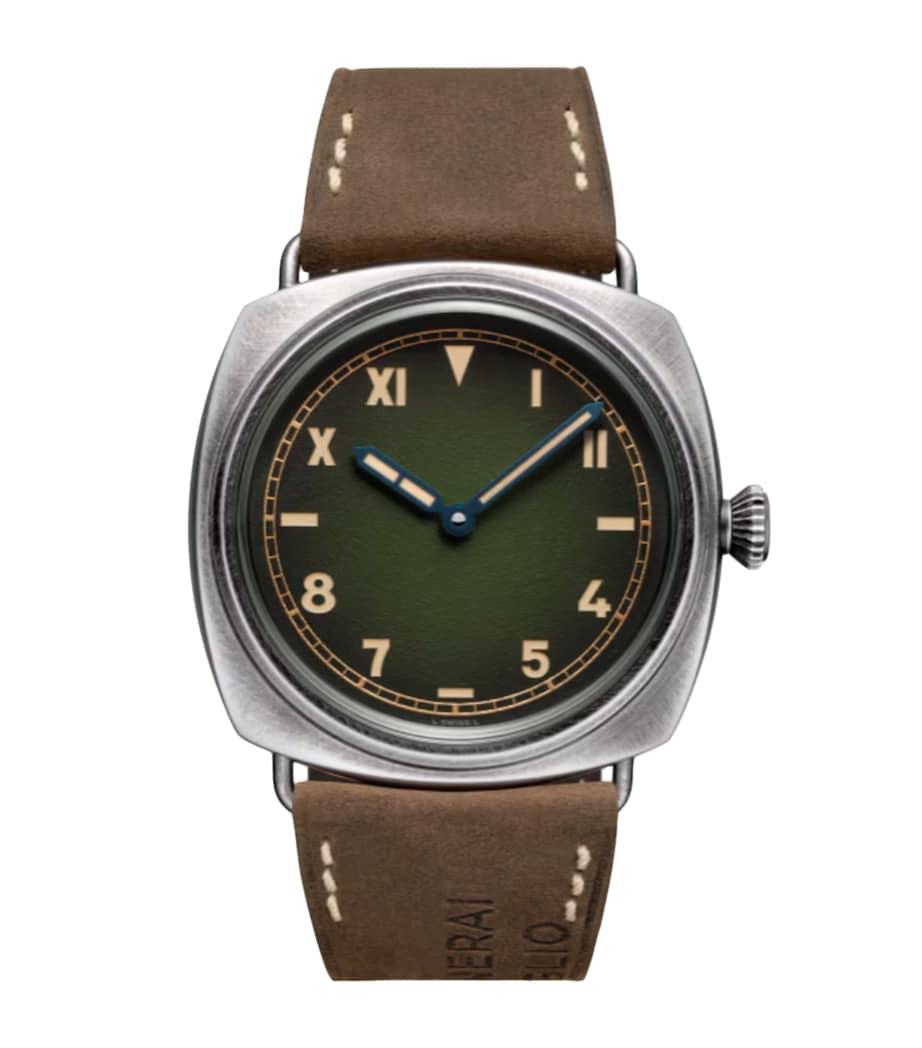 Panerai Radiomir watch 45mm recycled steel (British brand)