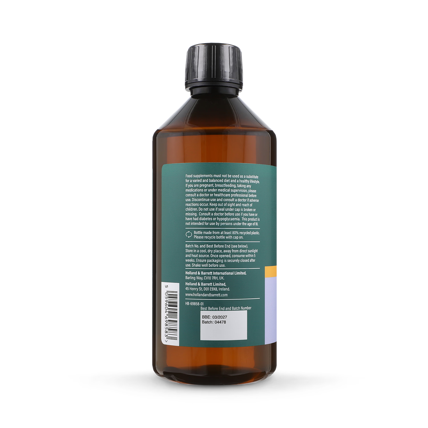 Holland & Barrett Glucosamine Chondroitin Liquid 473ml, UK version