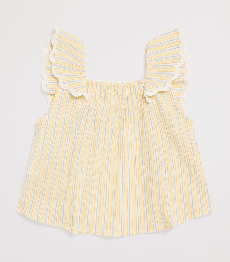 Louise Misha cotton stripe Gia blouse for children 3-10 years, UK version