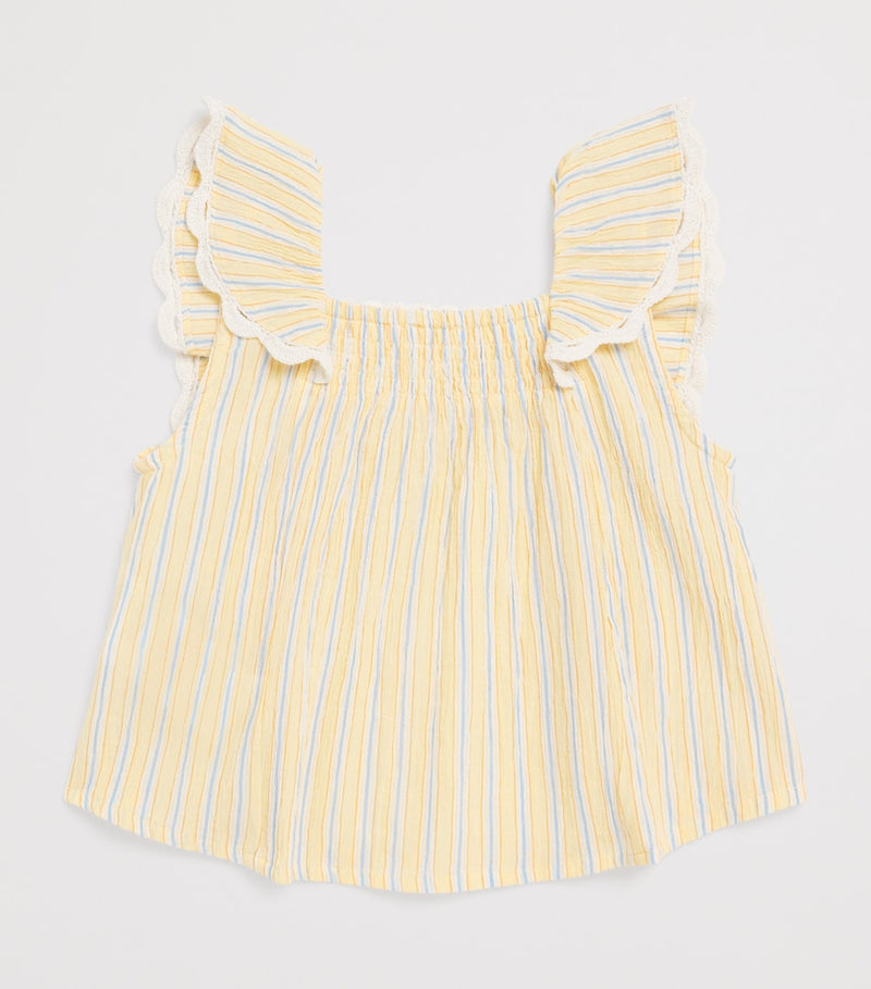 Louise Misha cotton stripe infant blouse 24 months, UK version
