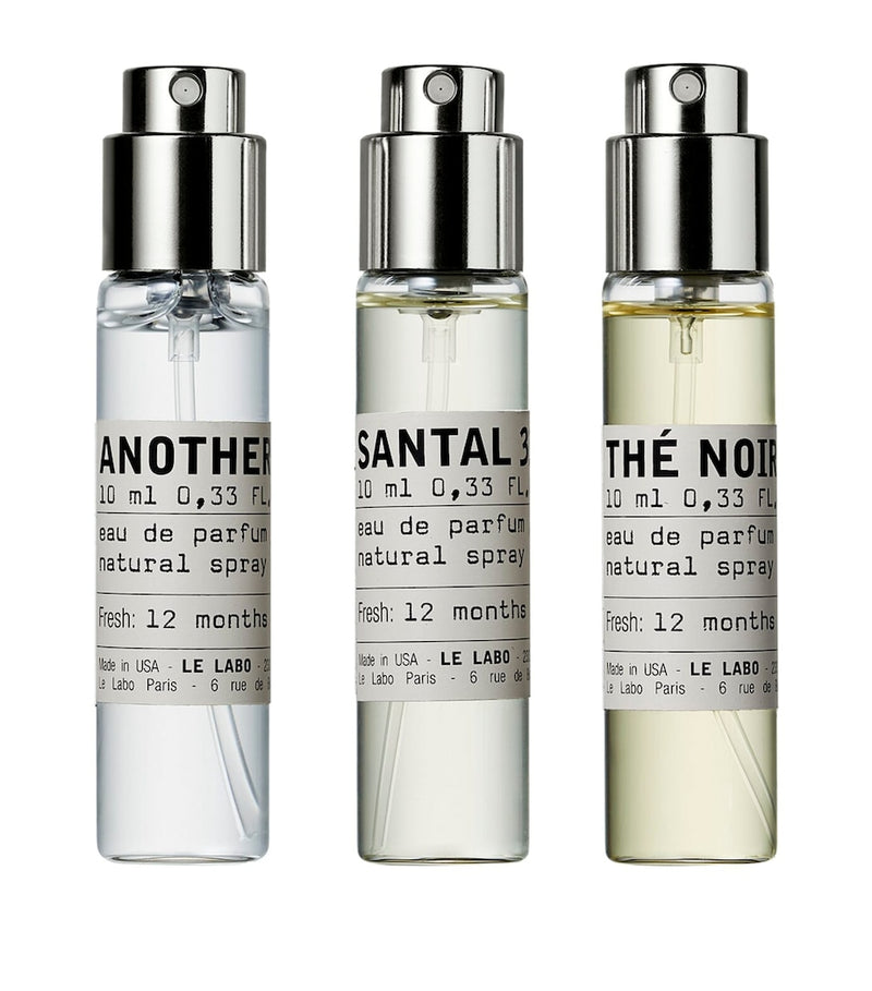 Le Labo travel fragrance set 3 x 10ml, UK version