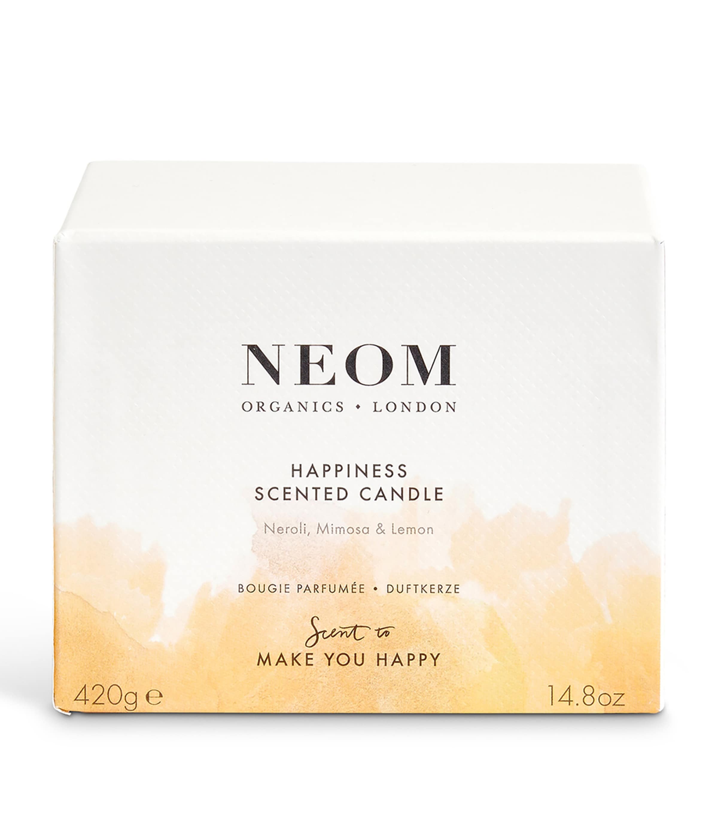 NEOM Happiness candle 420g, imported from the UK