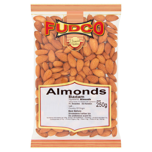 Fudco Whole Almonds 250g Asian Sainsburys   