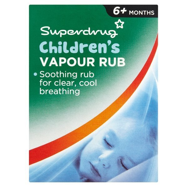 Superdrug Childs Vapour Rub 50g