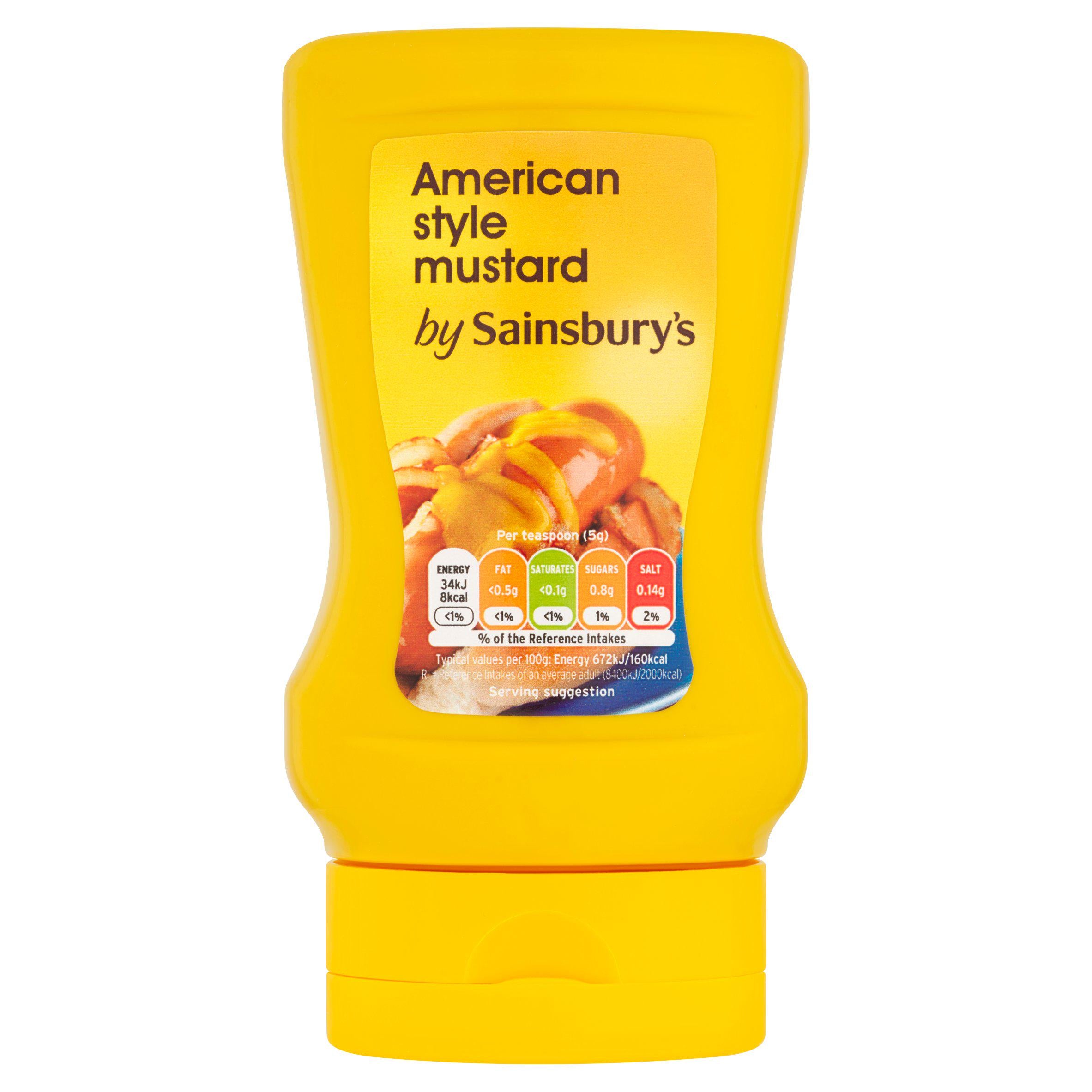 Sainsbury's American Style Mustard 325g Mustard Sainsburys   