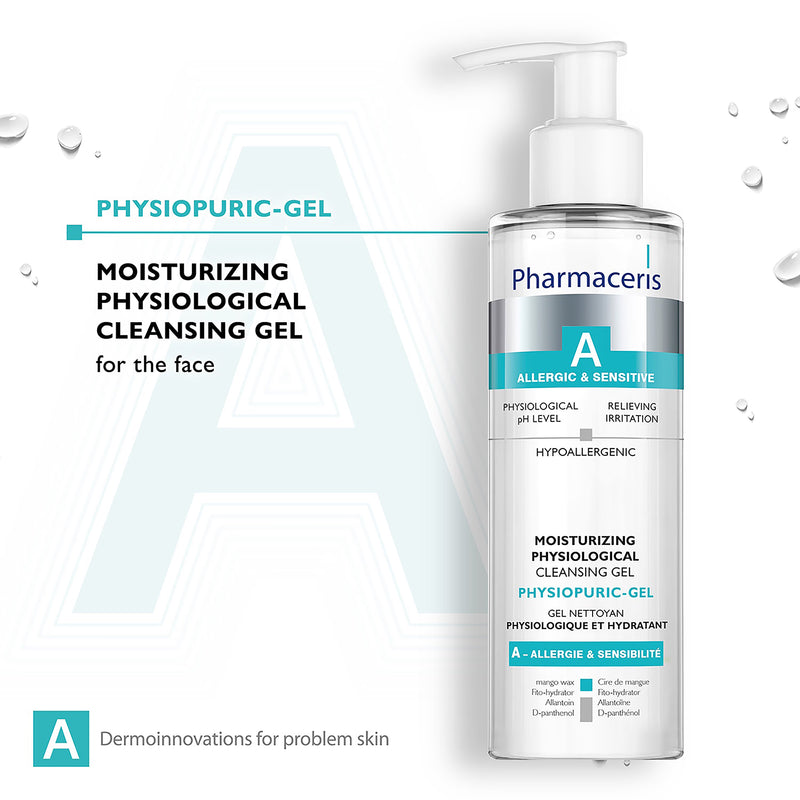 Pharmaceris A Physiopuric-Gel Cleansing Gel 190ml, imported from the UK