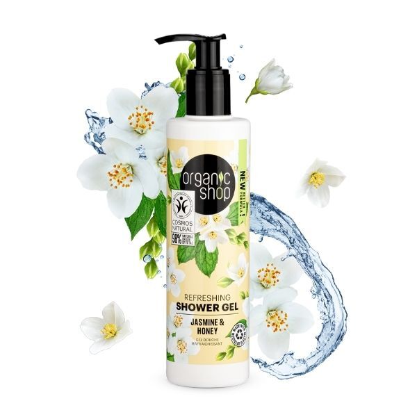 Organic Shop Refreshing Shower Gel Jasmine & Honey 280ml GOODS Superdrug   