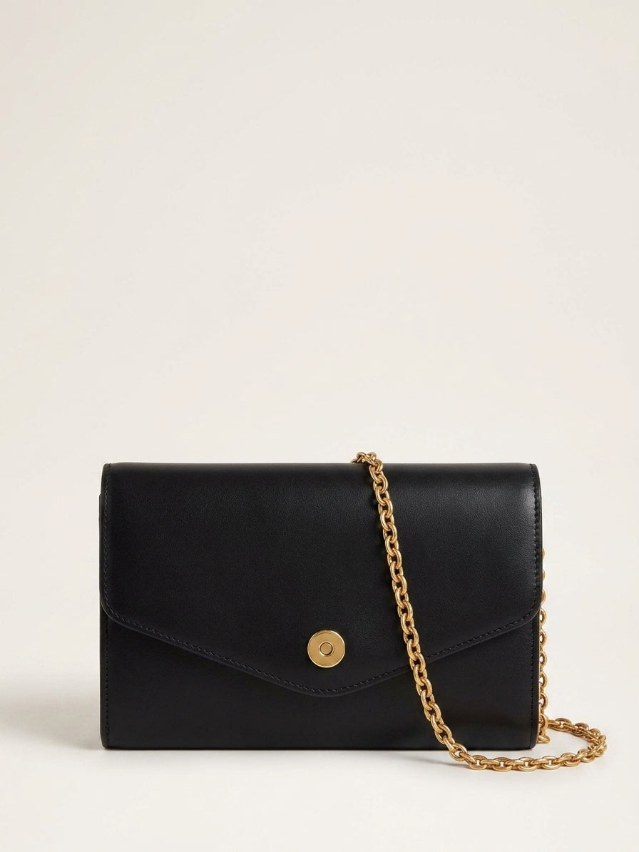 Mulberry small classic grain leather clutch bag - British product