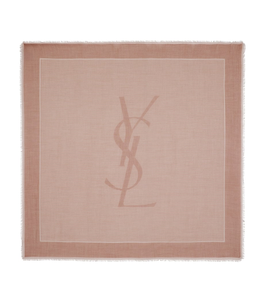 Saint Laurent Cassandre scarf 135cm, imported from the UK