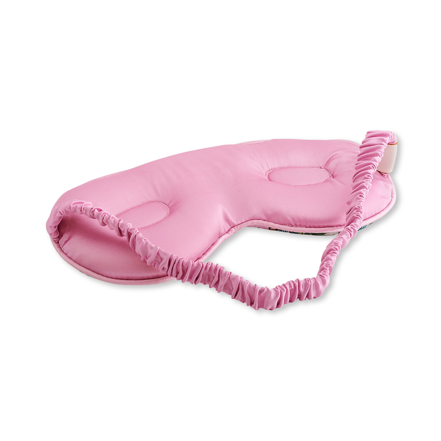Smug padded satin sleep mask in Tiger print, UK version