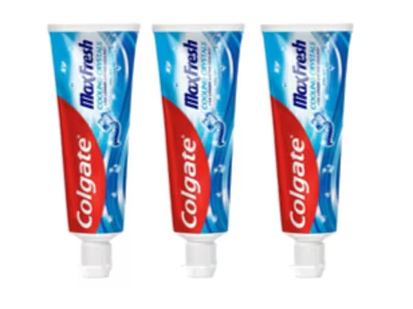 Colgate Max Fresh Cooling Crystals Toothpaste 3 x 75ml - British product