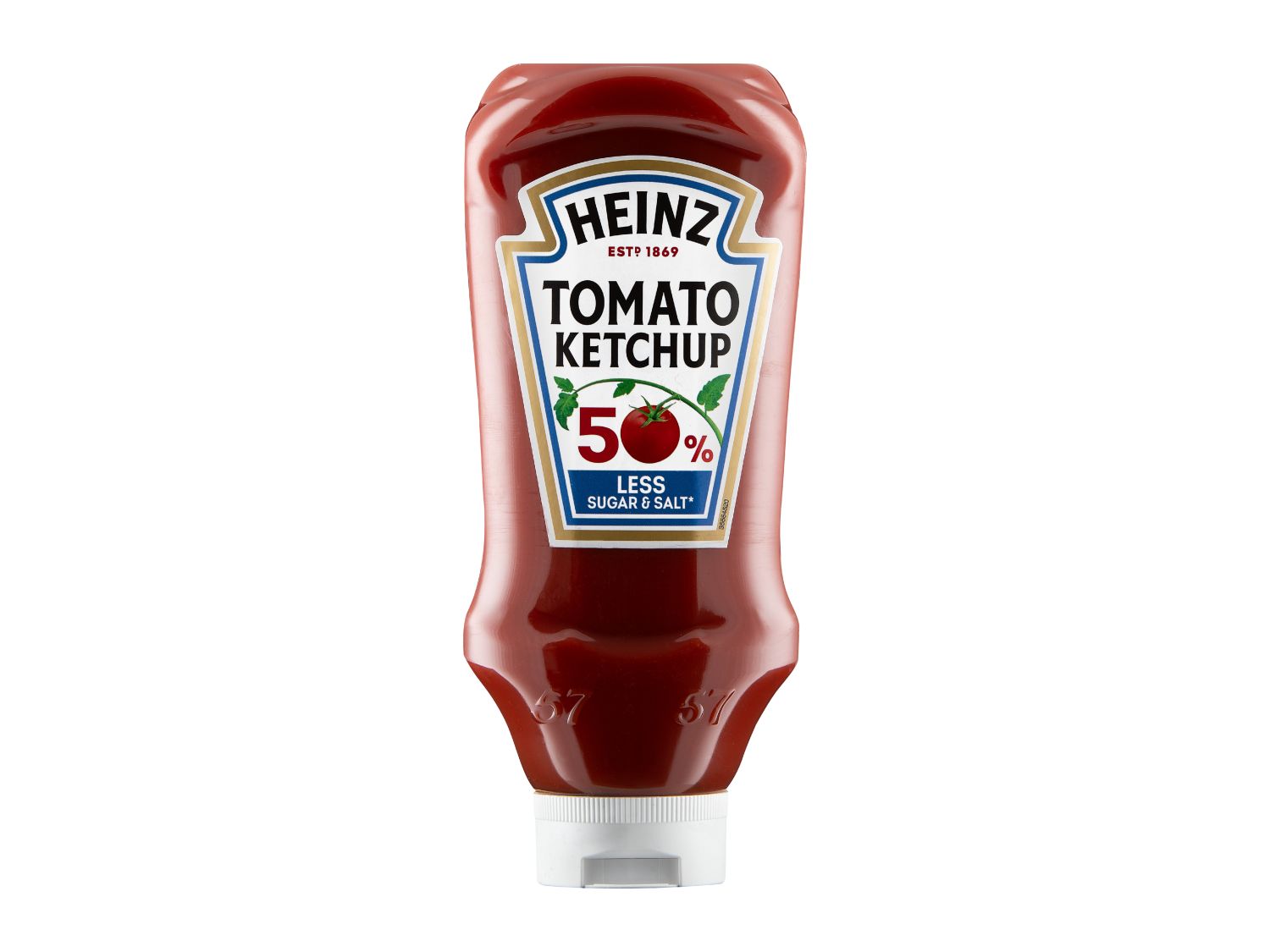 Tomato ketchup reduced sugar 800ml (British brand)