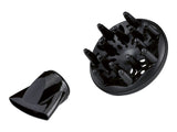 Ionic hair dryer with diffuser and nozzle (British brand)