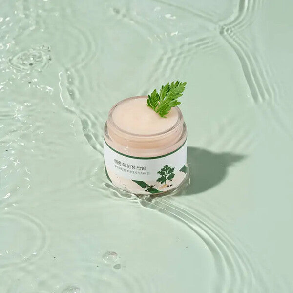 ROUND LAB Mugwort Calming Cream 80ml, imported from the UK