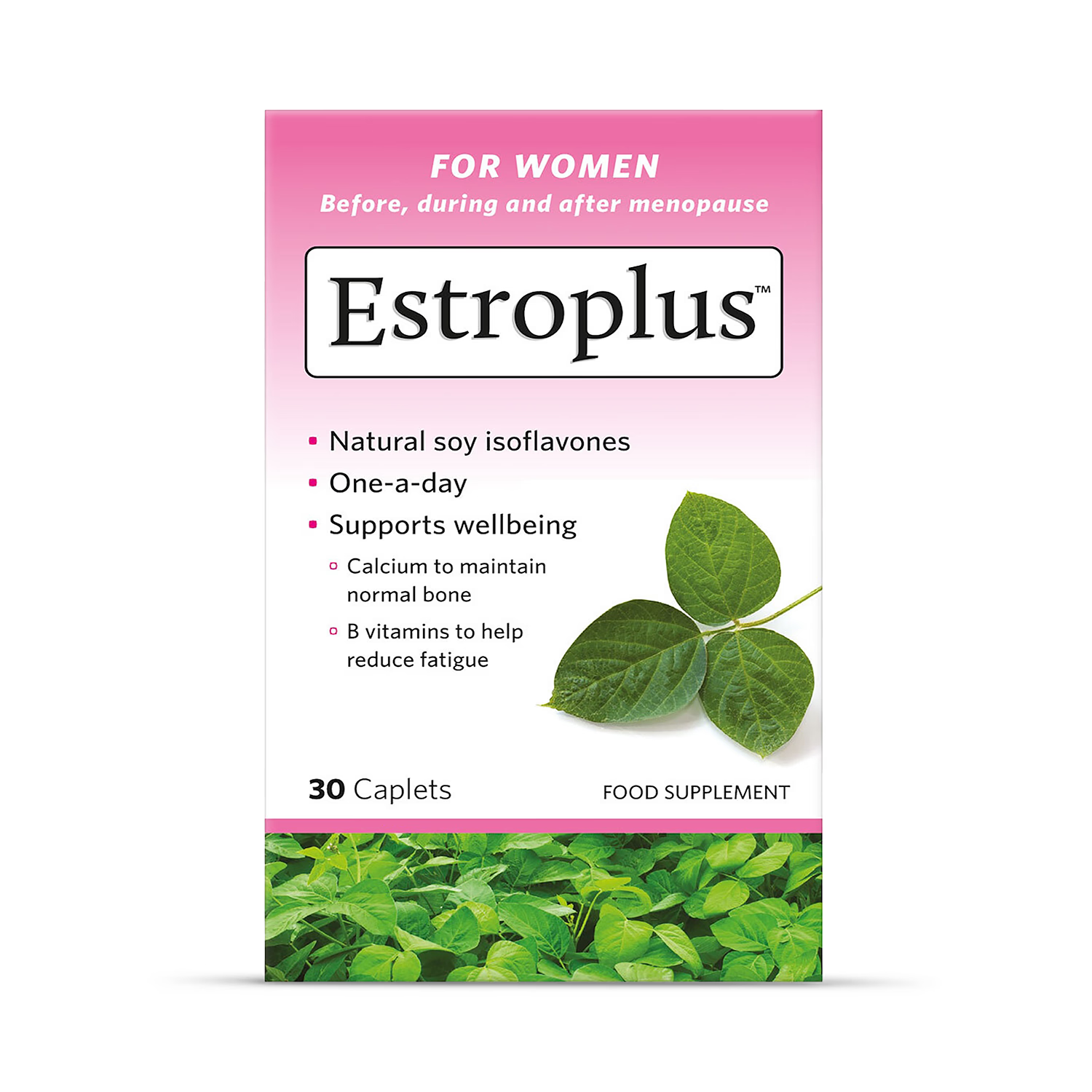 Estroplus Menopause Isoflavone 30 caplets, imported from the UK