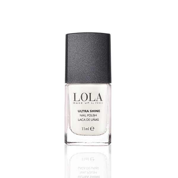 LOLA MAKE UP Nail Polish #10 Free Formula 017 Ice Queen GOODS Superdrug Bright White  