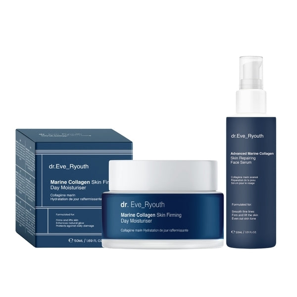 Dr Ever Youth marine collagen serum and moisturiser set - British product