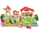 Bigjigs Toys Wooden Farm Playset GOODS Superdrug   