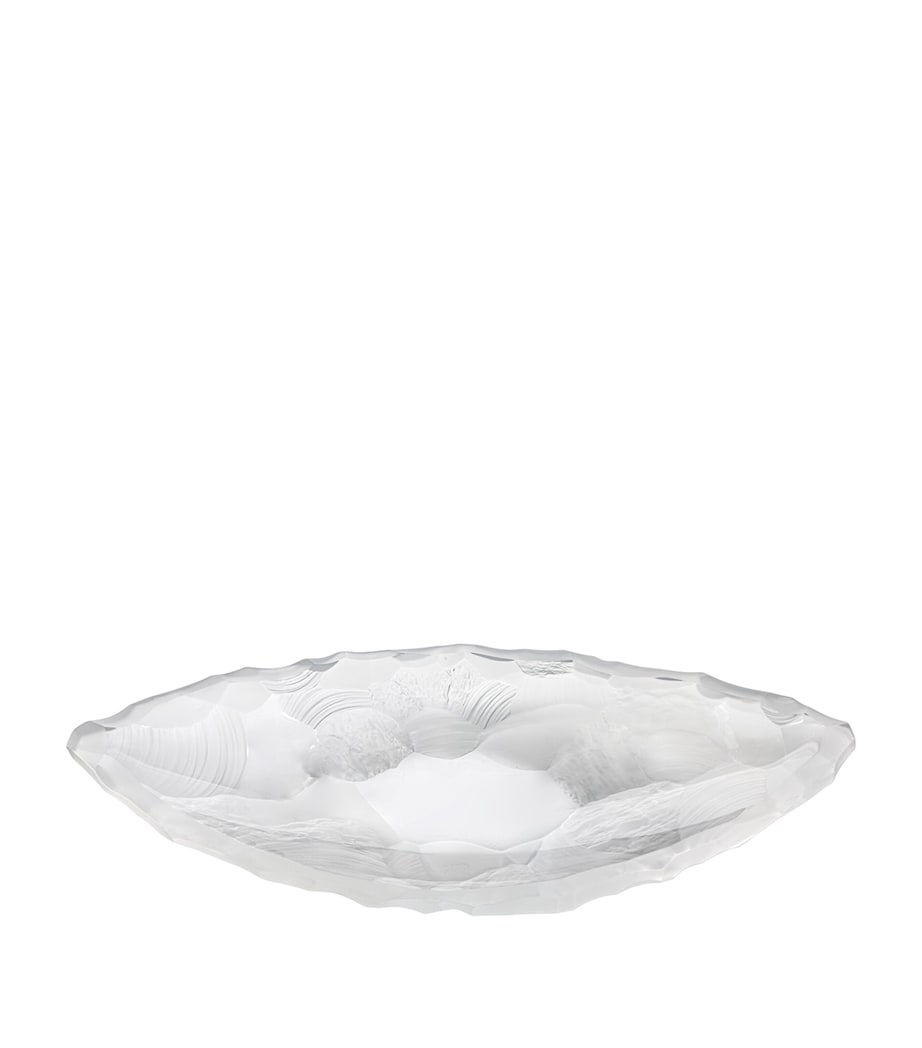 Lalique Silex Medium crystal bowl 46cm, UK version